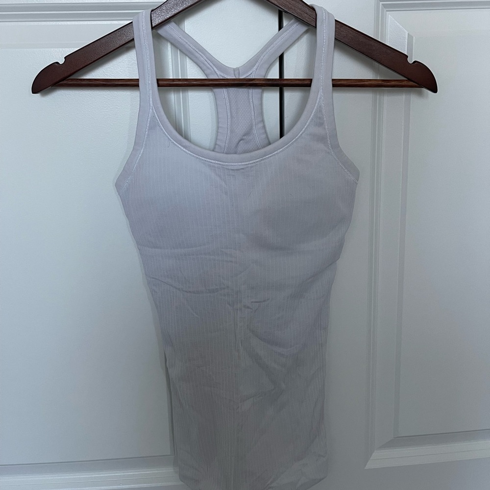 White Lululemon Tank top size 2